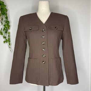 Vintage Kasper A.S.L. Brown Blazer
